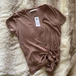 Abercrombie & Fitch wrap sweater